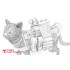 1/12 Miniature Animal - Tactical Cat (suitable for Figma figures and more)