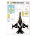 1/72 T-50B Black Eagles Decal and Masking Sheet for Academy kit