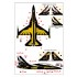 1/72 T-50B Black Eagles Decal and Masking Sheet for Academy kit