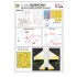 1/72 T-50 Golden Eagle Test Ver. 001 002 Conversion and Decal set for Academy kit