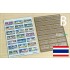 1/24 - 1/25 Thailand License Plates (B) Decal and PE