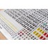 1/24 - 1/25 European Union License Plates Ver. A (black text) Decal and PE