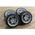 1/24 17'' Mugen MF-10 Rims set with Tyres