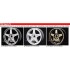 1/24 15'' TRD T3 Sport Rim set with Tyres