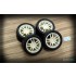 1/24 17'' Euro R Rim set with Tyres for DC2/EG6/8/EK9/Jazz