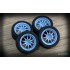 1/24 16' Enkei ES Tarmac Racing Rim set with Tyres for DC2/EG6/EK9