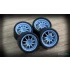 1/24 17'' Enkei ES Tarmac Racing Rim set with Tyres for DC5/EP3/CL7