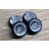 1/24 15'' Rotiform DSC Rim set with Normal Tyres