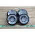 1/24 16'' Rotiform DSC Rim set with Stretch Tyres