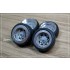 1/24 16'' Rotiform DSC Rim set with Stretch Tyres