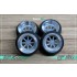 1/24 16'' Rotiform MLW Rim set with Stretch Tyres