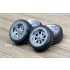 1/24 16'' Rotiform MLW Rim set with Stretch Tyres