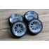 1/24 16'' Rotiform MLW Rim set with Stretch Tyres