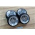 1/24 16'' SSR Star Shark Rim set with Stretch Tyres