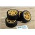 1/24 17'' Rays light gram 57c Rim set with Tyres (Rear deep offset)