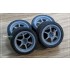 1/24 18'' Advan Racing RG2 Rim set with Tyres