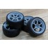 1/24 18'' Advan Racing RG2 Rim set with Tyres