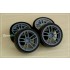 1/24 17'' Work Emotion CR Kai Rim set with Tyres