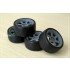 1/24 17'' Rays TE37V Mark II Rim set with Tyres