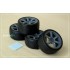 1/24 16'' Rays TE037 Rim set (5 holes) with Tyres