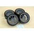 1/24 16'' Work Emotion ZR10 Rim set (5 holes) with Tyres