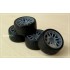 1/24 18'' Enkei GTC02 Rim set (5 holes) with Tyres