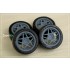 1/24 17'' SSR RF-PRO Rim set with Tyres