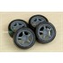 1/24 15'' Rays 57CR Rim set (4 Holes) with Tyres