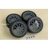 1/24 17'' Vossen HF-2 Rim set with Tyres