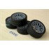 1/24 18'' Vossen HF-2 Rim set with Tyres