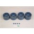 1/24 18'' Enkei RA039 Rim set without Tyre for Tamiya #24345