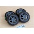 1/24 16'' Rays Volk Racing TE37 Cup Rim set (5 holes) with Tyres