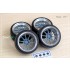 1/24 19'' Rays Volk Racing GT-N Rim set with Tyres