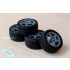 1/24 Enkei NSX (NA1) Type R Rim set (Front 15'' Rear16'') without Tyre for Tamiya kit