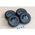 1/24 17'' Enkei GTC01RR Rim set with Tyres