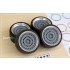 1/24 19'' SSR Formula Aero Mesh Rim set with Tyres
