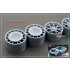 1/24 Porsche 992 GT3 RS Rim set (With Discs cover) without Tyre for Tamiya kit