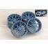 1/24 Porsche 992 GT3 RS Rim set (With Discs cover) without Tyre for Tamiya kit