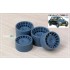 1/24 Renault 5 Turbo oem Rim set without Tyre for Tamiya kit