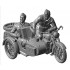 1/35 Soviet Motorcycle M72 with Sidecar and Crew