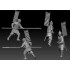 1/72 (Snap-Fit) Ashigaru-Yari (5 Japanese Figures)