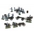 1/72 Swedish Artillery of Charles XII (5 cannons, 37 figures)