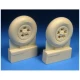 1/24 Spitfire Mk. I - IX Five Slot Mainwheels for Airfix/Trumpeter Mk. I/V kits