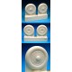 1/32 Messerschmitt Bf 109G Wheels - Plain Hub, Smooth Tyre for Hasegawa/Trumpeter/Revell