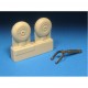 1/32 Messerschmitt Bf 109GK Tall Tailwheel Set for Bf 109G/K Late kits