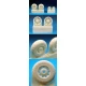 1/48 P-51 Mustang Oval Tread Pattern Wheels for A-36 &P-51A, B, C, D, &K model Mustangs