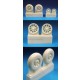1/48 P-51 Mustang Hexagonal Tread Wheels for A-36 and P-51A, B, C, D & K variants
