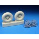 1/48 F4U Corsair Smooth Tread Mainwheels for Tamiya kits