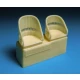 1/48 WWI British Wicker AGS Seats Set without Seat Belts (2 Seats)