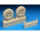1/48 Sea Fury Block Tread Main Wheels for Airfix kits